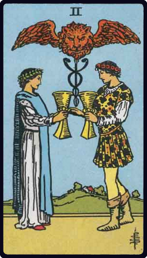 Two of Cups Tarot Meaning