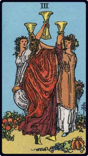 Three of Cups Tarot Meaning