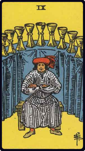 Nine of Cups Tarot Meaning