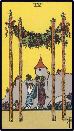 Four of Swords Tarot Meaning