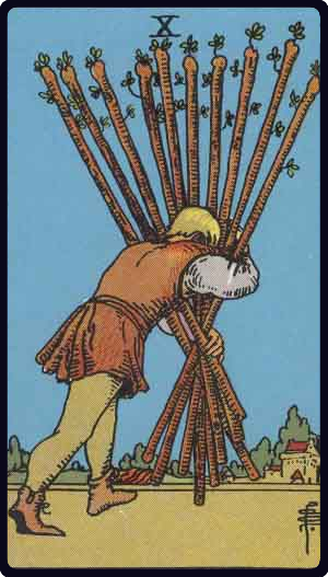 Ten of Swords Tarot Meaning